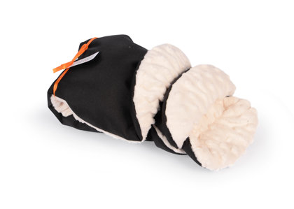 Auduma cimdi black